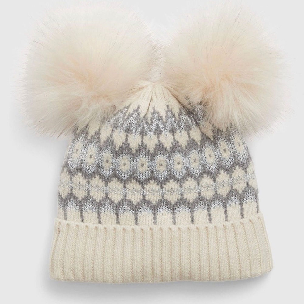 NWT baby Gap fair isle cashsoft beanie